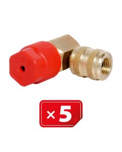 Adaptateur Retrofit  90° 3/16 SAE haute pression 5 pcs