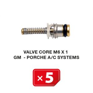 Obus de valves de climatisation M6 x 1 GM-Porsche Obus de valves de climatisation M6 x 1 GM-Porsche