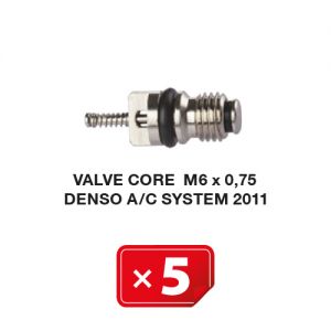 Obus de valves de climatisation M6x 0,75 Denso 2011 Obus de valves de climatisation M6x 0,75 Denso 2011
