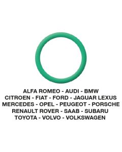 Joint Torique Climatisation Alfa-BMW-Opel-Saab-Volvo-etc. 15.80 x 1.90  (lot de 25 pcs)
