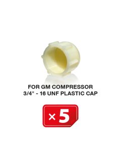 Bouchons plastiques pour Compresseur GM  3/4"-16 UNF  (lot de 5 pcs.)