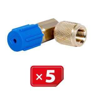 Adaptateur Retrofit 90°1/4 SAE basse pression 5 pcs Adaptateur Retrofit 90°1/4 SAE basse pression 5 pcs